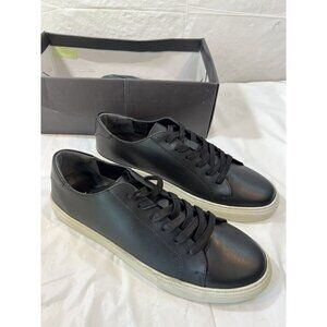 Lindbergh Mens Size 9.5 Black Leather Sneaker Style: 30-92000US
